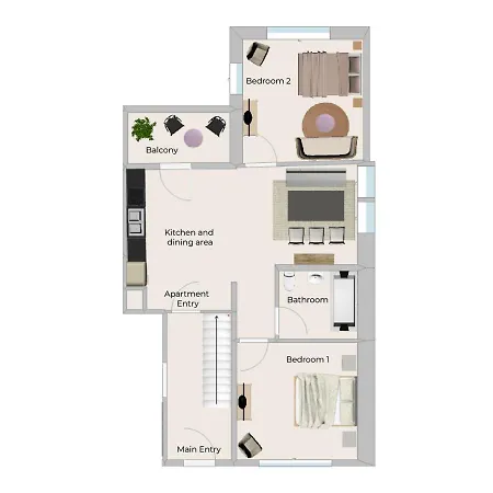 Südwind - Beautiful Premium With 2 Bedrooms Near Rhine Falls&zurich Airport In Klettgau * Weisweil (Klettgau)