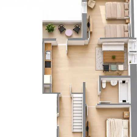 Апартаменты Suedwind - Beautiful Premium With 2 Bedrooms Near Rhine Falls & Zurich Airport In Klettgau